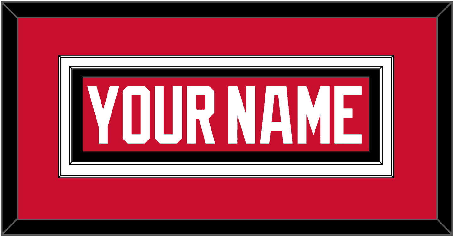 Chicago Nameplate - Road Red (1996-1999) - Signature Tier 2