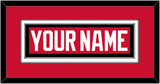 Chicago Nameplate - Road/Home Red (1999-2007) - Double Mat 2