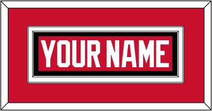 Chicago Nameplate - Home Red - Signature Tier 2