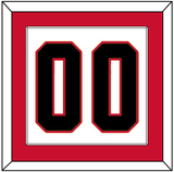 Chicago Number (Back) - Home/Road White (1999-2007) - Single Mat 1