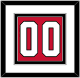 Chicago Number (Back) - Home Red (2007-2017) - Double Mat 1