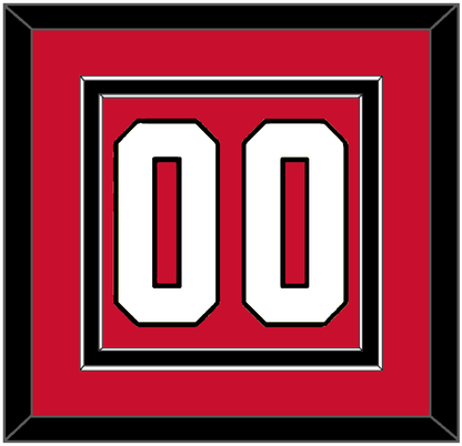 Chicago Number (Back) - Road Red (1977-1996) - Signature Tier 2