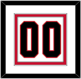 Chicago Number (Back) - Home White (1996-1999) - Double Mat 1