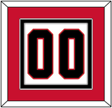 Chicago Number (Back) - Home White (1973-1977) - Double Mat 2