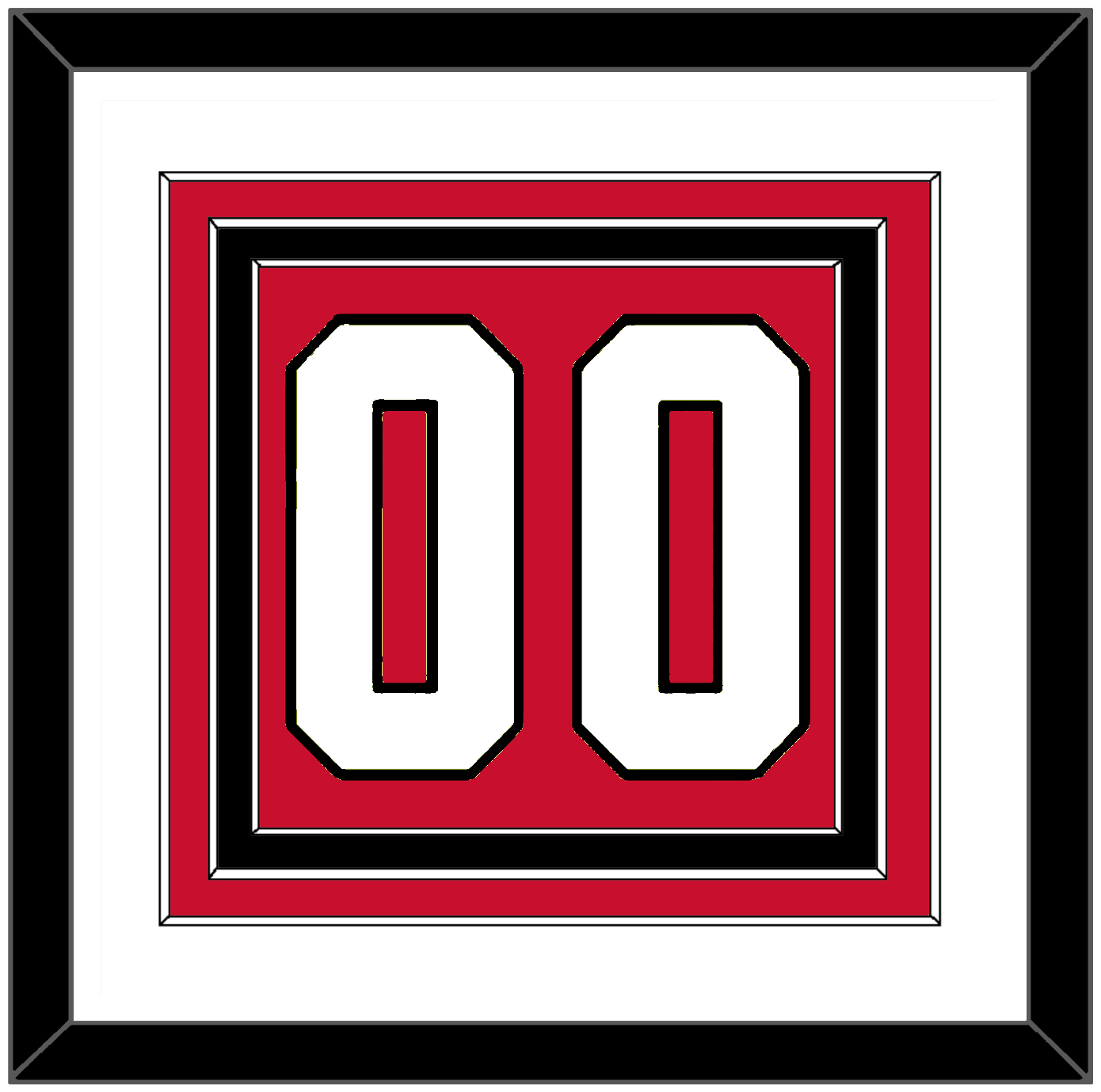 Chicago Number (Back) - Home Red (2007-2017) - Premier Tier 1