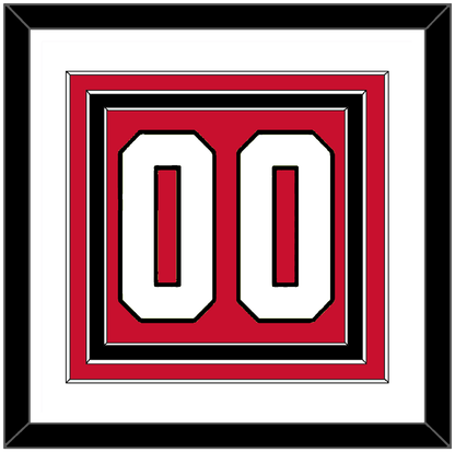Chicago Number (Back) - Home Red (2007-2017) - Premier Tier 1