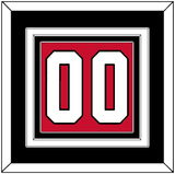 Chicago Number (Back) - Home Red (2007-2017) - Triple Mat 3