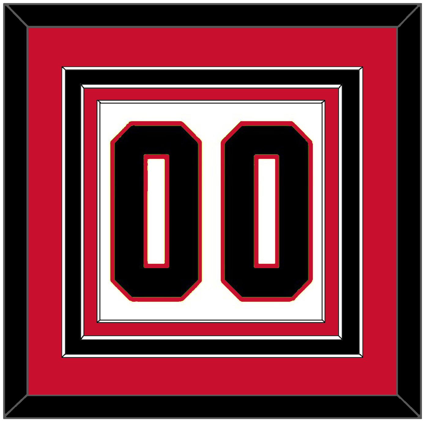 Chicago Number (Back) - Home White (1973-1977) - Premier Tier 2