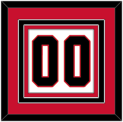 Chicago Number (Back) - Home White (1973-1977) - Premier Tier 2