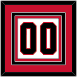 Chicago Number (Back) - Home White (1973-1977) - Triple Mat 2