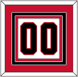 Chicago Number (Back) - Home/Road White (1999-2007) - Triple Mat 2