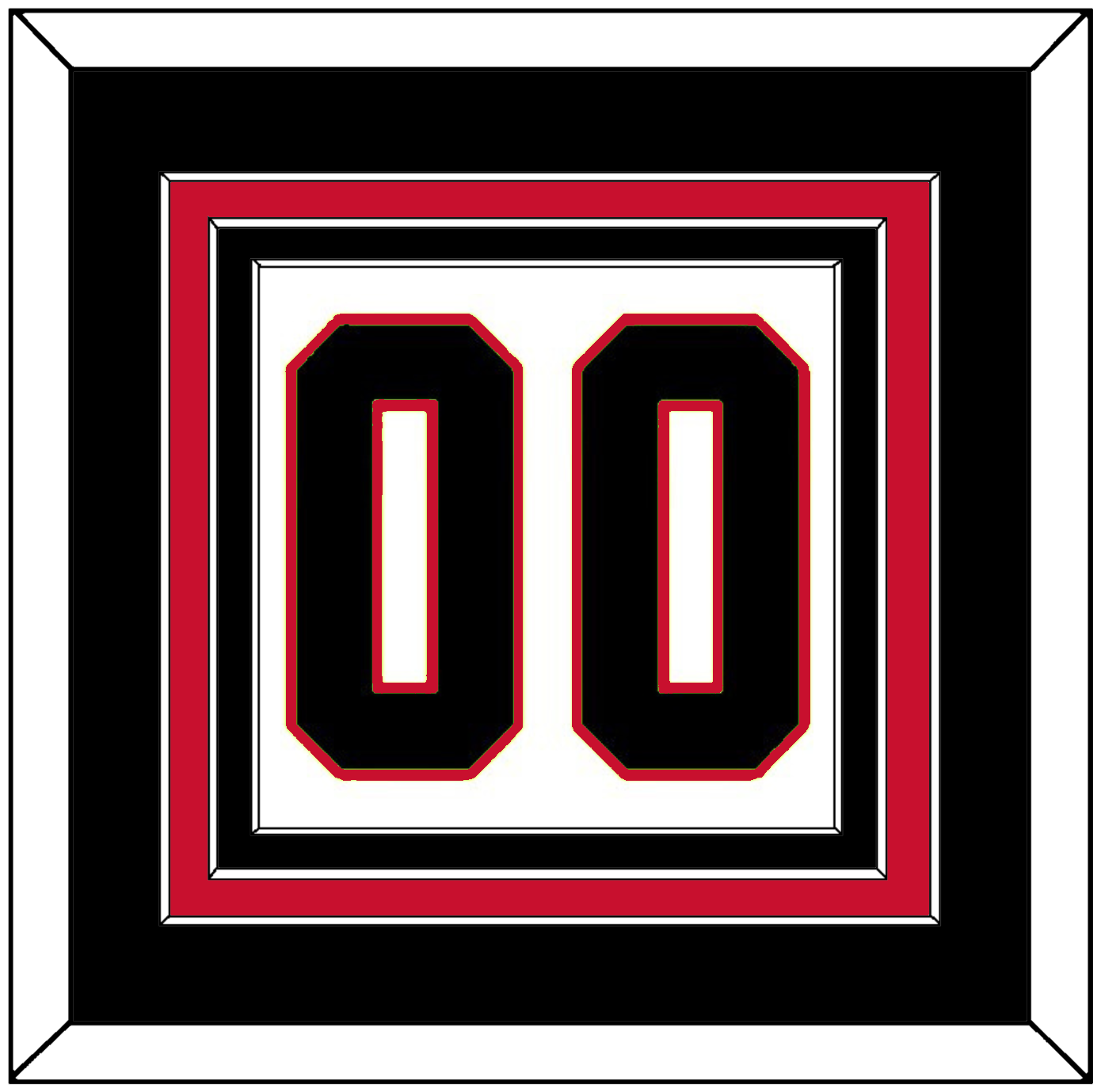 Chicago Number (Back) - Road White - Premier Tier 3
