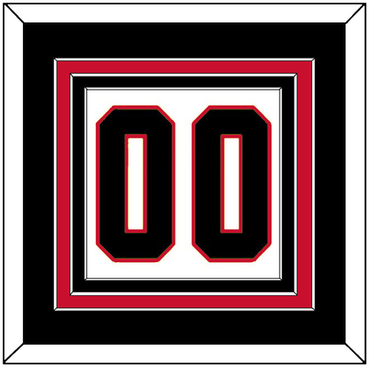Chicago Number (Back) - Road White - Premier Tier 3