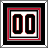 Chicago Number (Back) - Home White (1973-1977) - Triple Mat 3