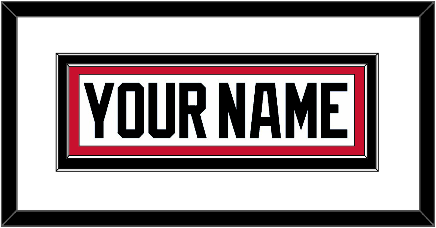Chicago Nameplate - Road White - Signature Tier 1