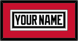 Chicago Nameplate - Home/Road White (1999-2007) - Double Mat 2