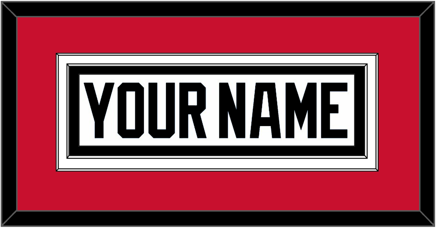 Chicago Nameplate - Road White - Signature Tier 2