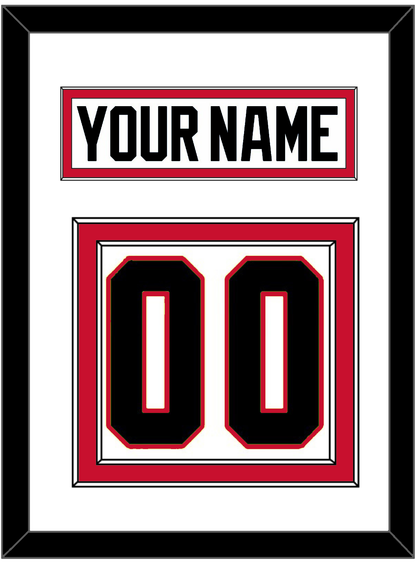Chicago Nameplate & Number (Back) - Road White (2007-2017) - Signature Tier 1