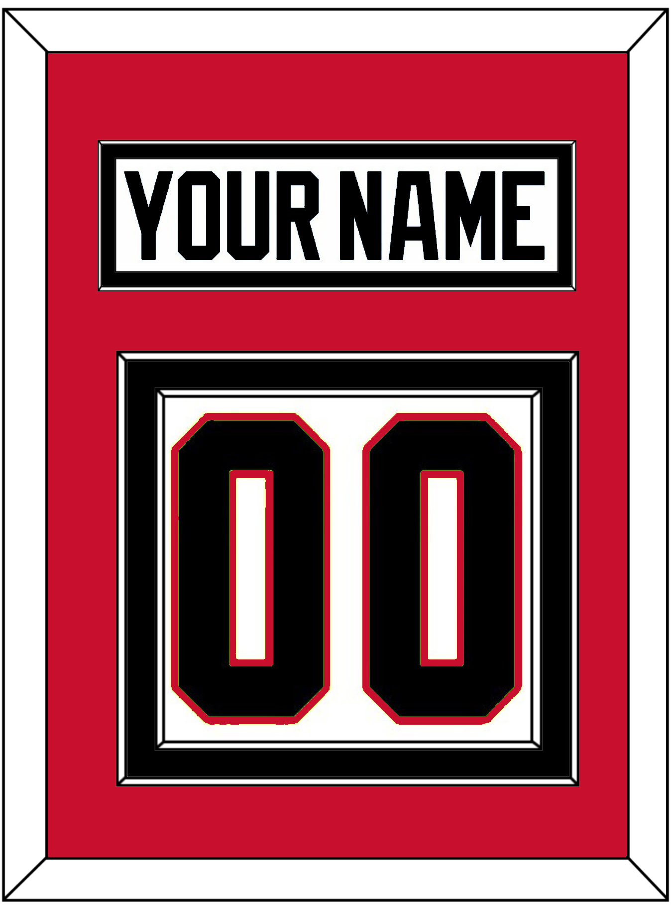 Chicago Nameplate & Number (Back) - Road White - Signature Tier 2