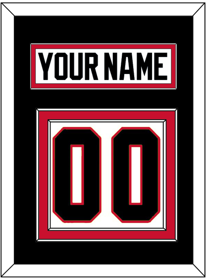 Chicago Nameplate & Number (Back) - Road White - Signature Tier 3