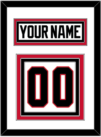 Chicago Nameplate & Number (Back) - Home White (1977-1996) - Premier Tier 1