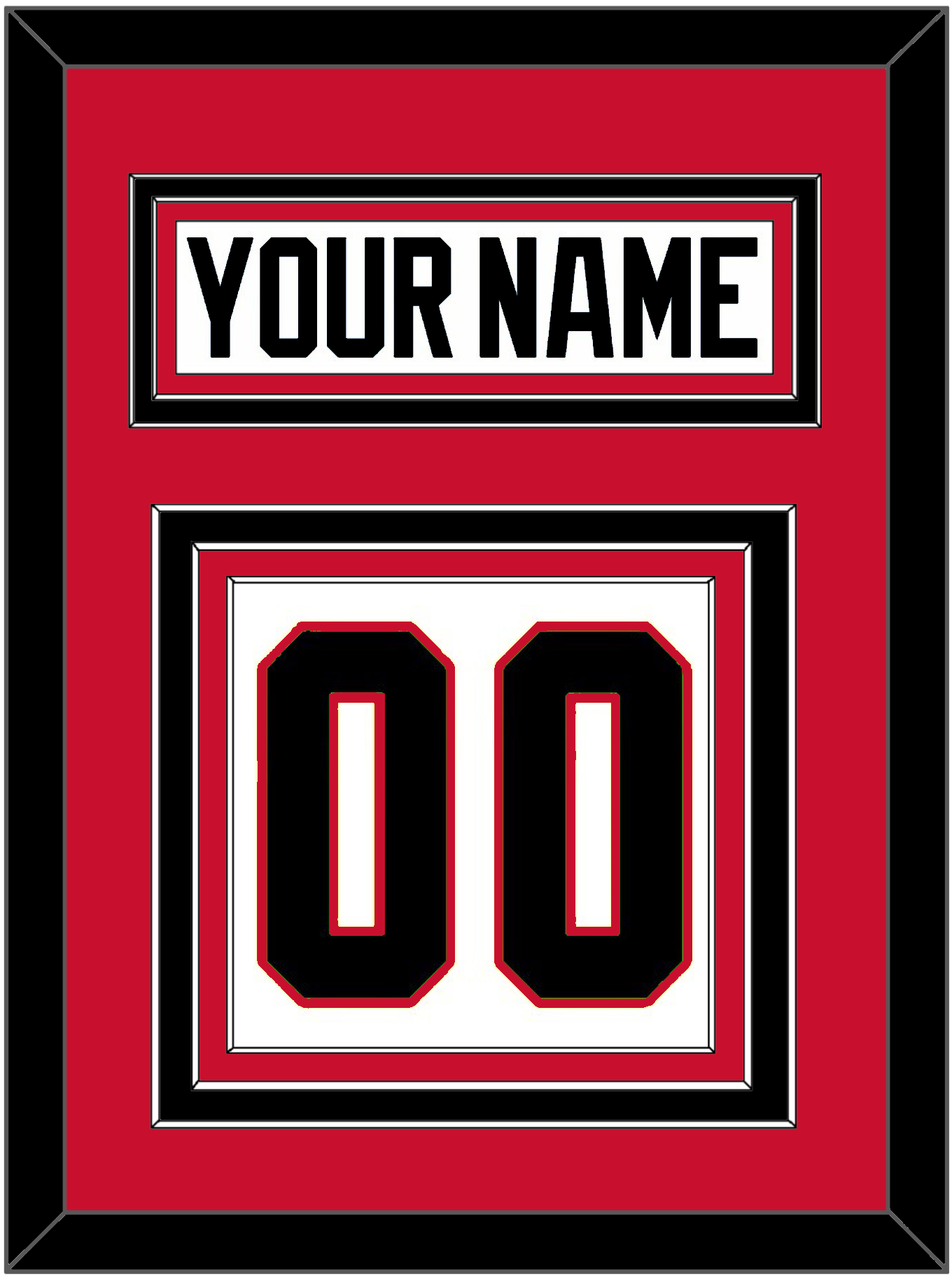 Chicago Nameplate & Full-Size Number - Split