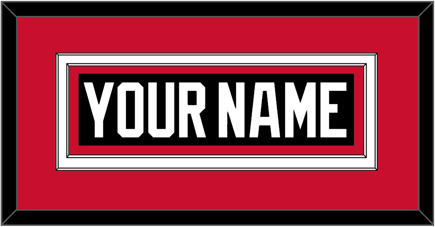 Chicago Nameplate - Alternate Black (2008-2009) - Signature Tier 2