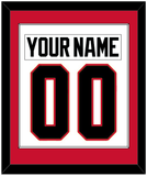 Chicago Nameplate & Number (Back) Combined - Home White (1977-1996) - Single Mat 1