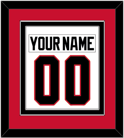 Chicago Nameplate & Number (Back) Combined - Road White - Signature Tier 2