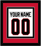 Chicago Nameplate & Number (Back) Combined - Home White (1996-1999) - Double Mat 2