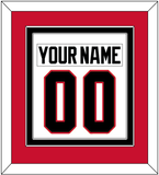 Chicago Nameplate & Number (Back) Combined - Home White (1996-1999) - Double Mat 2