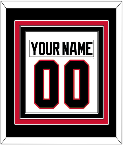 Chicago Nameplate & Number (Back) Combined - Home White (1977-1996) - Premier Tier 3