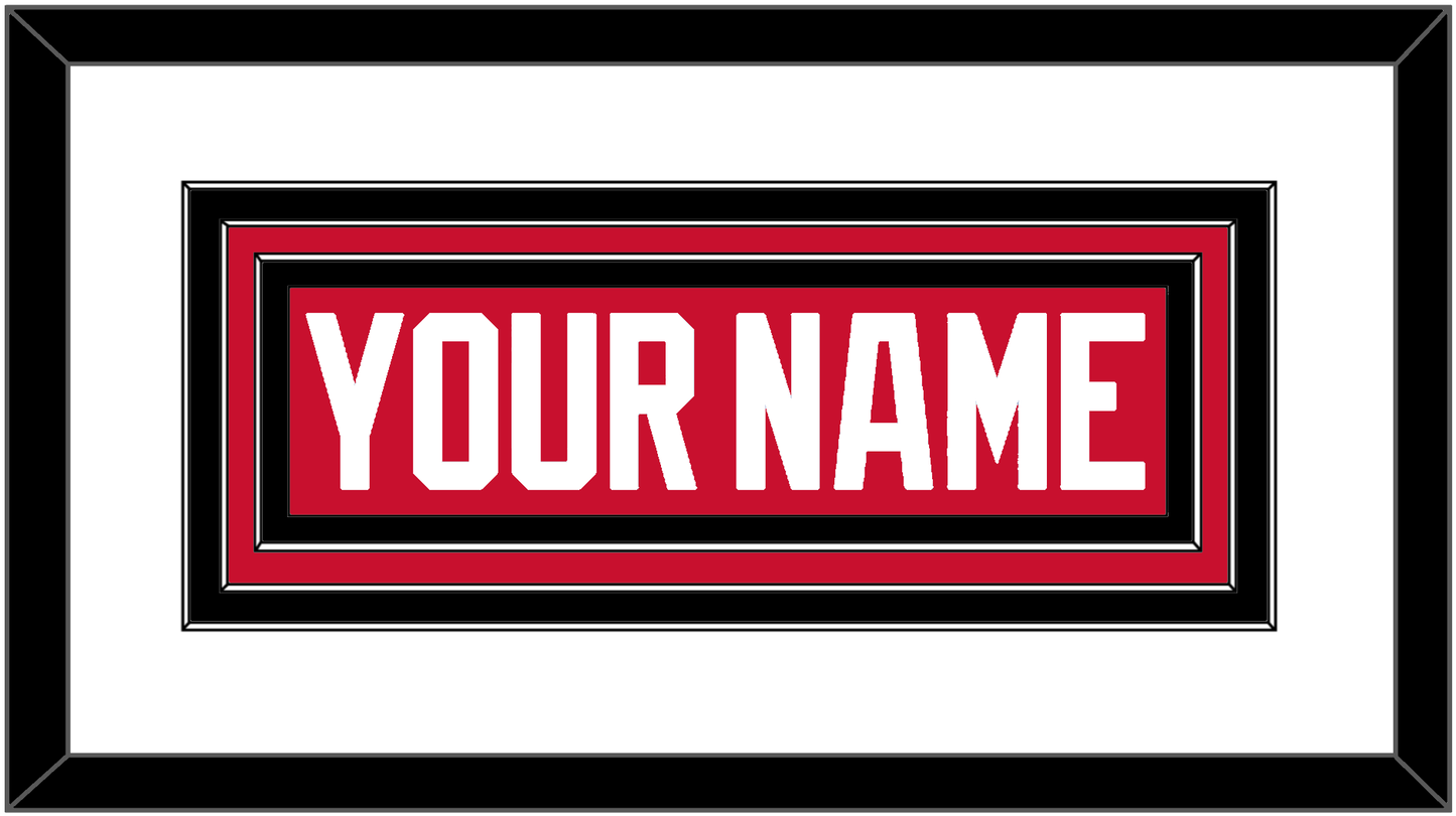 Chicago Nameplate - Home Red - Premier Tier 1