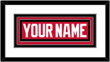 Chicago Nameplate - Home Red (2007-2017) - Triple Mat 1