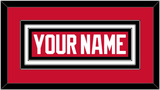 Chicago Nameplate - Road Red (1996-1999) - Triple Mat 2