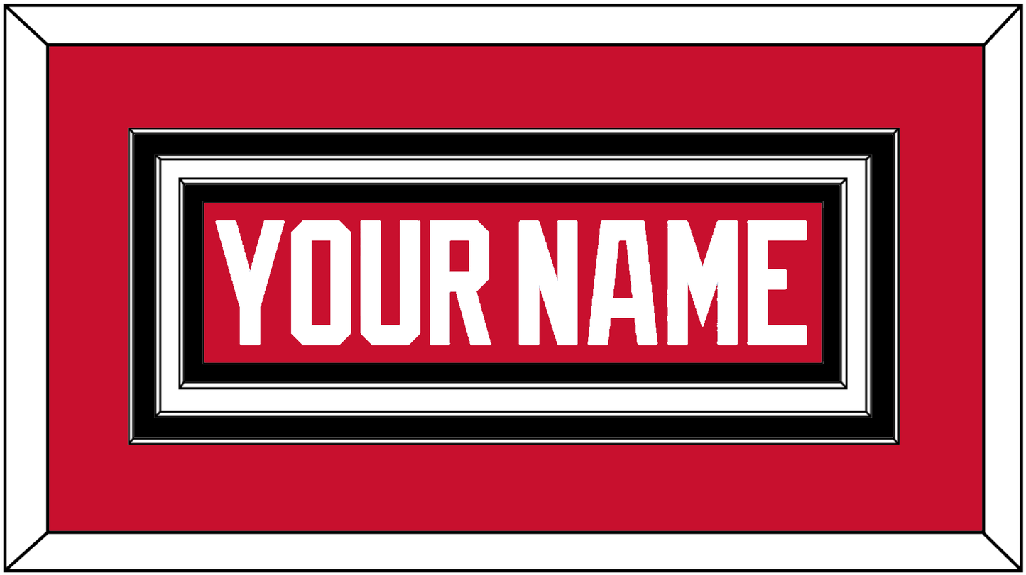 Chicago Nameplate - Road Red (1977-1996) - Premier Tier 2