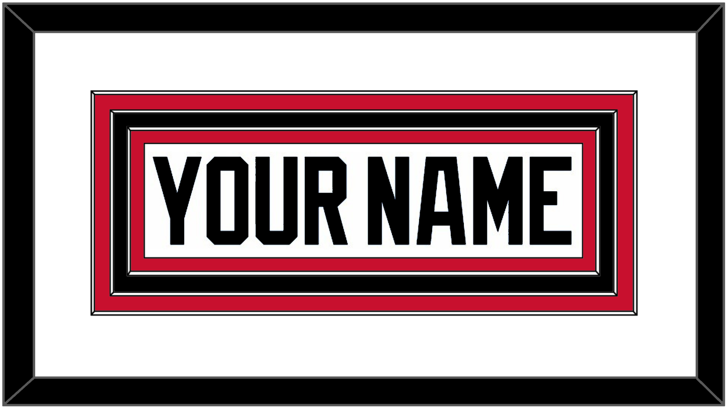 Chicago Nameplate - Road White - Premier Tier 1