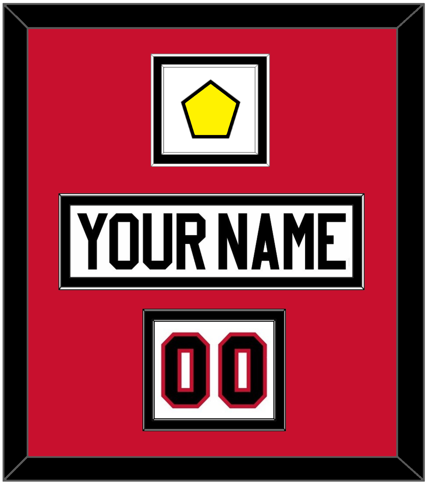 Chicago Nameplate, Number (Shoulder) & Jersey Logo Patch - Road White - Signature Tier 2