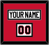 Chicago Nameplate & Number (Shoulder) - Home/Road White (1999-2007) - Double Mat 2
