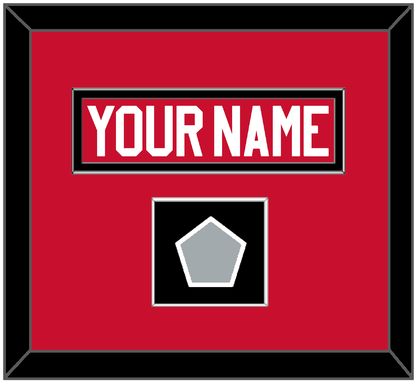 Chicago Nameplate & Stanley Cup Finals Patch - Home Red (2007-2017) - Essential Tier 2