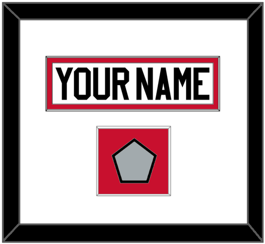 Chicago Nameplate & Stanley Cup Champions Patch - Road White (2007-2017) - Essential Tier 1