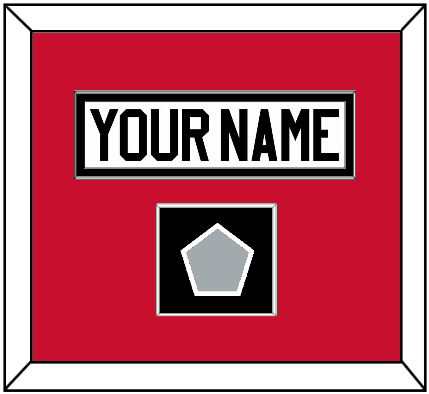 Chicago Nameplate & Stanley Cup Finals Patch - Road White (2007-2017) - Essential Tier 2