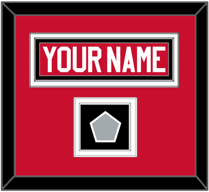 Chicago Nameplate & Stanley Cup Champions Patch - Home Red (2007-2017) - Signature Tier 2