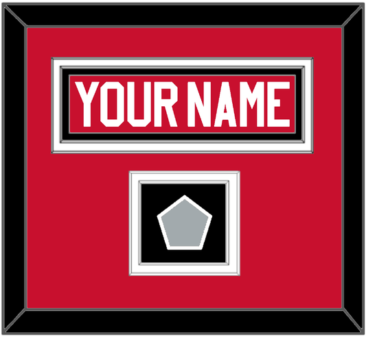 Chicago Nameplate & Stanley Cup Champions Patch - Home Red (2007-2017) - Signature Tier 2