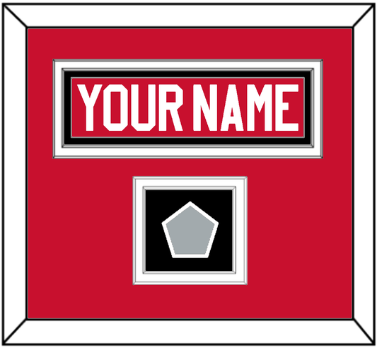 Chicago Nameplate & Stanley Cup Champions Patch - Home Red (2007-2017) - Signature Tier 2
