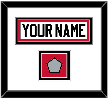 Chicago Nameplate & Stanley Cup Finals Patch - Road White (2007-2017) - Signature Tier 1