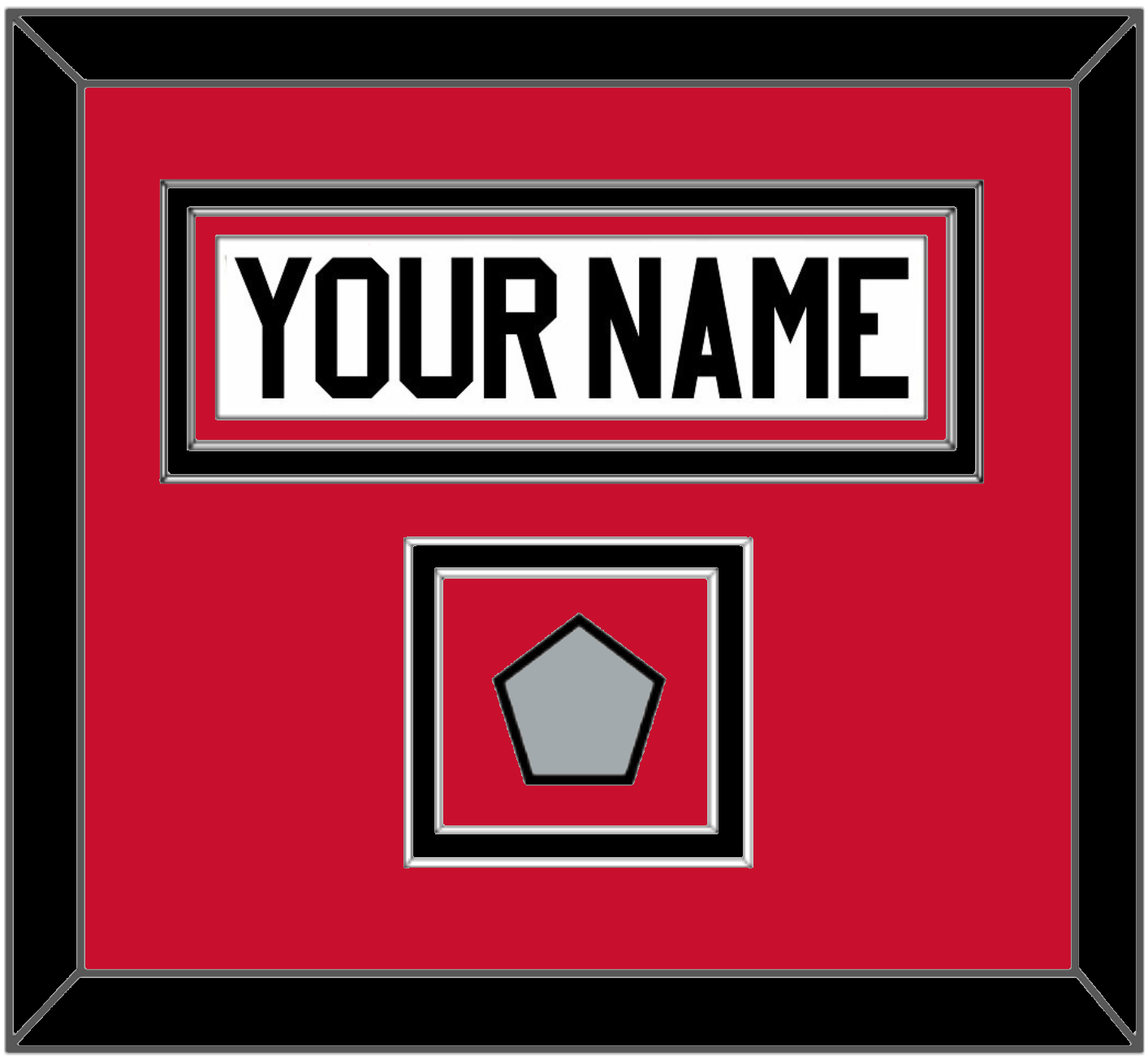 Chicago Nameplate & Stanley Cup Finals Patch - Road White (2007-2017) - Signature Tier 2