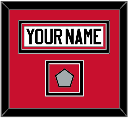 Chicago Nameplate & Stanley Cup Finals Patch - Road White (2007-2017) - Signature Tier 2