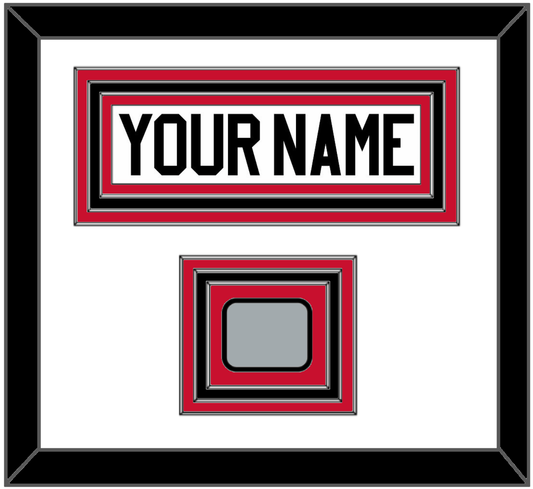 Chicago Nameplate & Stanley Cup Champions Patch - Road White (2007-2017) - Premier Tier 1