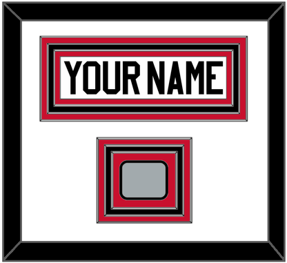 Chicago Nameplate & Stanley Cup Finals Patch - Road White (2007-2017) - Premier Tier 1